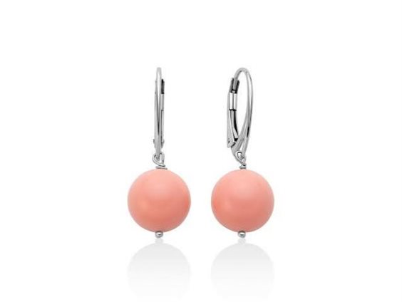 Orecchini Miluna Donna in Argento Corallo PER2822 - PER2822